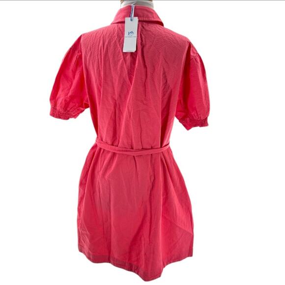 NWT Southern Tide Calan Washed A-Line Seersucker Dress - Camelia Rose Pink Sz S - Picture 9 of 9